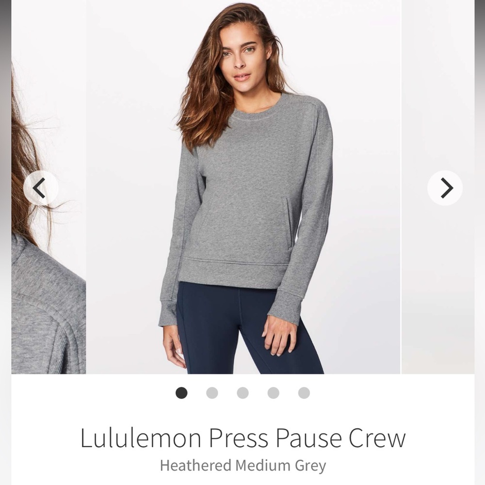 Lululemon Press Pause Crew Size 2